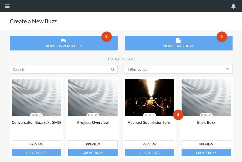 Create new Buzz temnplate menu